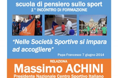Il Presidente Nazionale del C.S.I. Massimo Achini a Lecce - Corriere Salentino