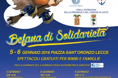 "Befana di solidarietà" in piazza Sant'Oronzo, doni e spettacoli per bambini  - Corriere Salentino