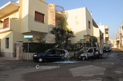 Fiamme nella notte: brucia l'auto di un giovane calciatore del Gallipoli - Corriere Salentino