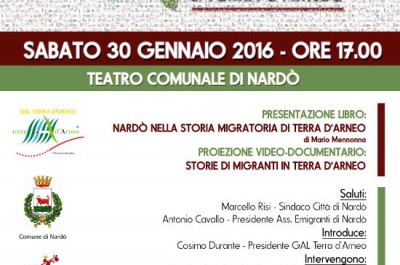 IL Gal Terra d'Arneo presenta le attività realizzate nell'ambito del LABoratorio dell'emigrazione di Terra d'Arneo - Corriere Salentino