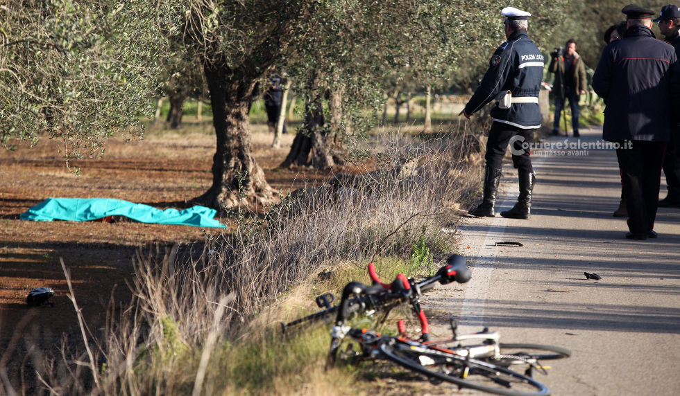 Ciclista travolto e ucciso, il gip: “Taurino ha agito volontariamente e con la percezione della realtà alterata”