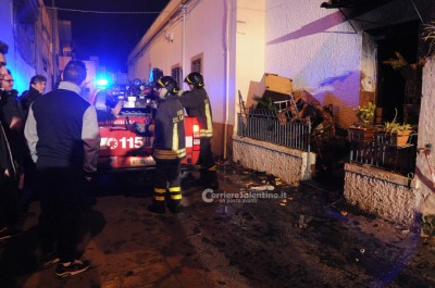 L'attentato incendiario riesce al secondo tentativo: ancora fiamme dolose a Taurisano - Corriere Salentino