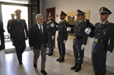Maruccia in visita al Comando Provinciale della Guardia di Finanza di Lecce - Corriere Salentino