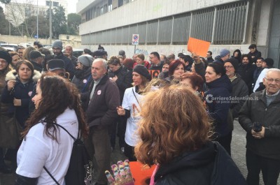 'No' centrale biometano, un centinaio di cittadini di Monteroni protestano a Lecce - Corriere Salentino