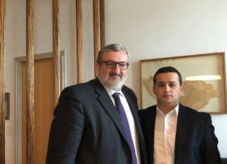 Emiliano incontra presidente regione albanese Gjirokastra