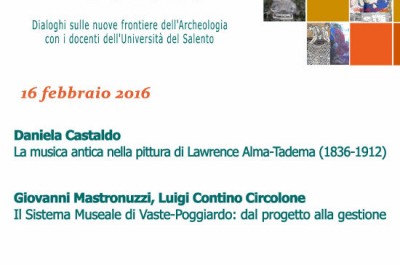 “Il passato per il futuro", martedì 16 febbraio il secondo apputamento al Musa - Corriere Salentino