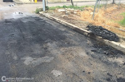 Attentato a Nardò, distrutta l'auto del presidente di Sgm Mino Frasca - Corriere Salentino