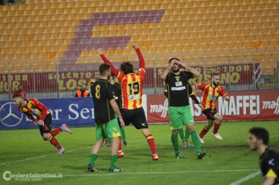 Lecce - Melfi 1 - 1. Caturano in pieno recupero beffa la sua ex squadra - Corriere Salentino