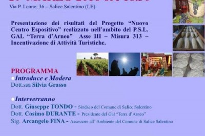 “Via dei Saperi e dell’Arte”, a Salice inaugurazione de nuovo Centro Polifunzionale - Corriere Salentino