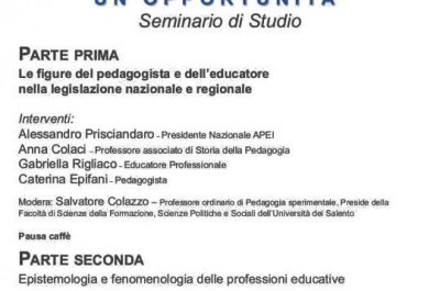 "Il Disegno di Legge Iori: un'opportunità": il Convegno organizzato da APEI in collaborazione con l’Università del Salento - Corriere Salentino