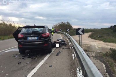 Pasquetta di sangue, schianto frontale tra moto ed auto: muore 28enne sulla Frigole – San Cataldo - Corriere Salentino