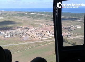 Alla caserma ‘Floriani’ di Torre Veneri sperimentazione di droni militari di ultima generazione