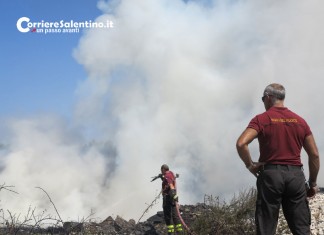 Vasti incendi tra Rauccio e Fondone, il fumo raggiunge la città e rende l’aria irrespirabile