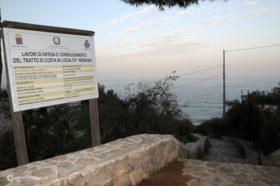 Lavori non autorizzati in uno dei tratti di costa più suggestivi: scatta il sequestro, quattro indagati - Corriere Salentino