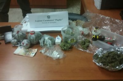 Cocaina, hashish e marijuana in un appartamento: in manette il sorvegliato speciale “Giancarlo il napoletano” - Corriere Salentino