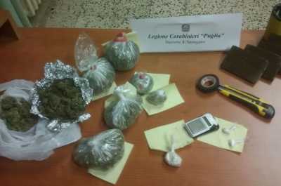 Cocaina, hashish e marijuana in un appartamento: in manette il sorvegliato speciale “Giancarlo il napoletano” - Corriere Salentino