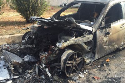 Misterioso incendio dopo le nozze: in fiamme l'auto dell'ex assessore Ennio De Leo - Corriere Salentino