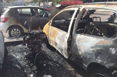 Notte "rovente" in città, bruciano tre auto e due scooter: si indaga sulle cause - Corriere Salentino