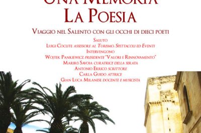 “Una terra, una memoria, la poesia”, viaggio nel Salento con gli occhi di dieci poeti al Castello Carlo V - Corriere Salentino