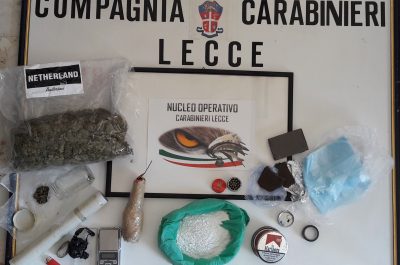 Spacciava nonostante si trovasse ai domiciliari, in casa anche un piccolo ordigno: in carcere - Corriere Salentino