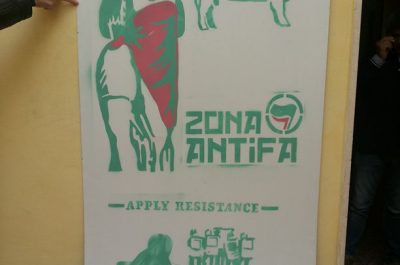 Blitz antagonista per le strade di Sannicola, in casa di 29enne spuntano manifesti e spray - Corriere Salentino