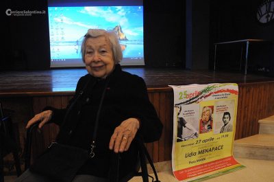 Corsano ha incontrato la storia: la partigiana Lidia Menapace ha presentato i due suoi libri - Corriere Salentino