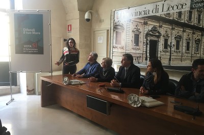 Referendum sulle trivellazioni in mare, Provincia: bisogna votare SI e bisogna essere in tanti! - Corriere Salentino