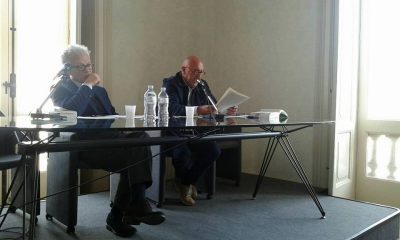 Il pubblico ministero Emilio Arnesano e l'avvocato Luigi Covella