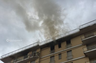 Fiamme e fumo in un appartamento, evacuato il palazzo - Corriere Salentino