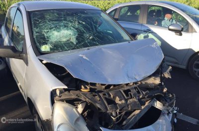 Violento schianto alla periferia di Copertino, anziano in ospedale con "codice rosso" - Corriere Salentino