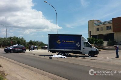 Tragedia sulla Racale - Ugento: moto contro furgone, muore un 45enne di Racale - Corriere Salentino