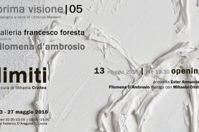 "Limiti", personale di Filomena D'Ambrosio alla Galleria Foresta - Corriere Salentino