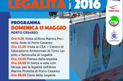 Tappa a Porto Cesareo per la "Crociera della legalità" - Corriere Salentino