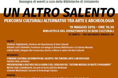 "2016 Non di soli libri", prosegue la rassegna promossa da Unisalento - Corriere Salentino