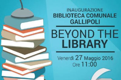 Gallipoli: domani 27 maggio l'inaugurazione della nuova Biblioteca Comunale - Corriere Salentino