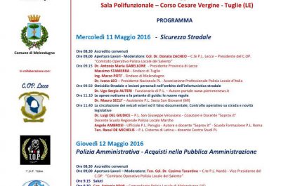 Tuglie: seminario di studio e formazione della Polizia Locale - Corriere Salentino