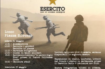 “L’Esercito combatte”, presentato a Lecce l'evento nazionale per ricordare la Grande Guerra - Corriere Salentino