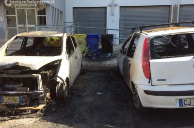 Notte "rovente" in città, quattro auto in fiamme: si indaga sulle cause - Corriere Salentino