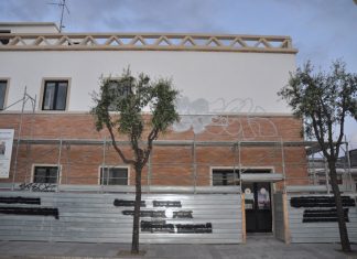 Graffiti sulla sede della Croce Rossa, in due nei guai