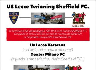Domani al Via del Mare amichevole tra US Lecce Veterans e Dexter Milano FC