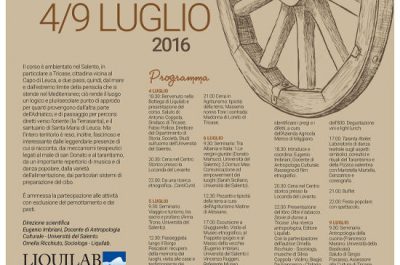 Al via a Tricase il corso di Storia delle Tradizioni Popolari, iscrizioni entro il 30 giugno - Corriere Salentino
