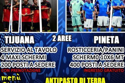 Belgio - Italia al Parco Gondar! Maxi schermo e ingresso gratuito - Corriere Salentino