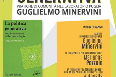 "La Politica Generativa": presentazione del libro di Guglielmo Minervini - Corriere Salentino