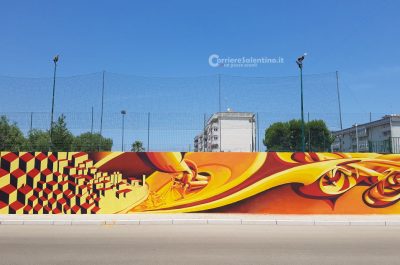 "Il muro che unisce - An urban art project": il murales di via Novara che abbatte le barriere verrà inaugurato stasera - Corriere Salentino