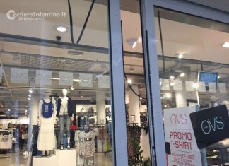 Ladri entrano nell’Oviesse e rubano i soldi dalle casse: furto al “Centrum” di Lecce