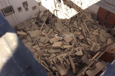 Crolla solaio di un'abitazione a Surbo, proprietaria viva per miracolo. Ma ora è senza una casa - Corriere Salentino