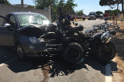 Scontro frontale alla periferia di Frigole, tre feriti in ospedale  - Corriere Salentino