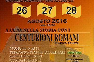 “A cena con i Centurioni Romani”, rievocazione storica al Borgo Rinascimentale di Roca Nuova - Corriere Salentino