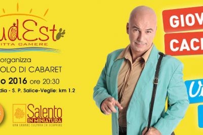 Il comico di Zelig Giovani Cacioppo in “Vita Da Bar” a Salice Salentino - Corriere Salentino