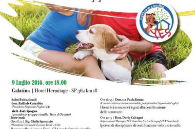 "Negli agriturismi con i nostri amici a 4 zampe", workshop e presentazione del progetto a Galatina - Corriere Salentino